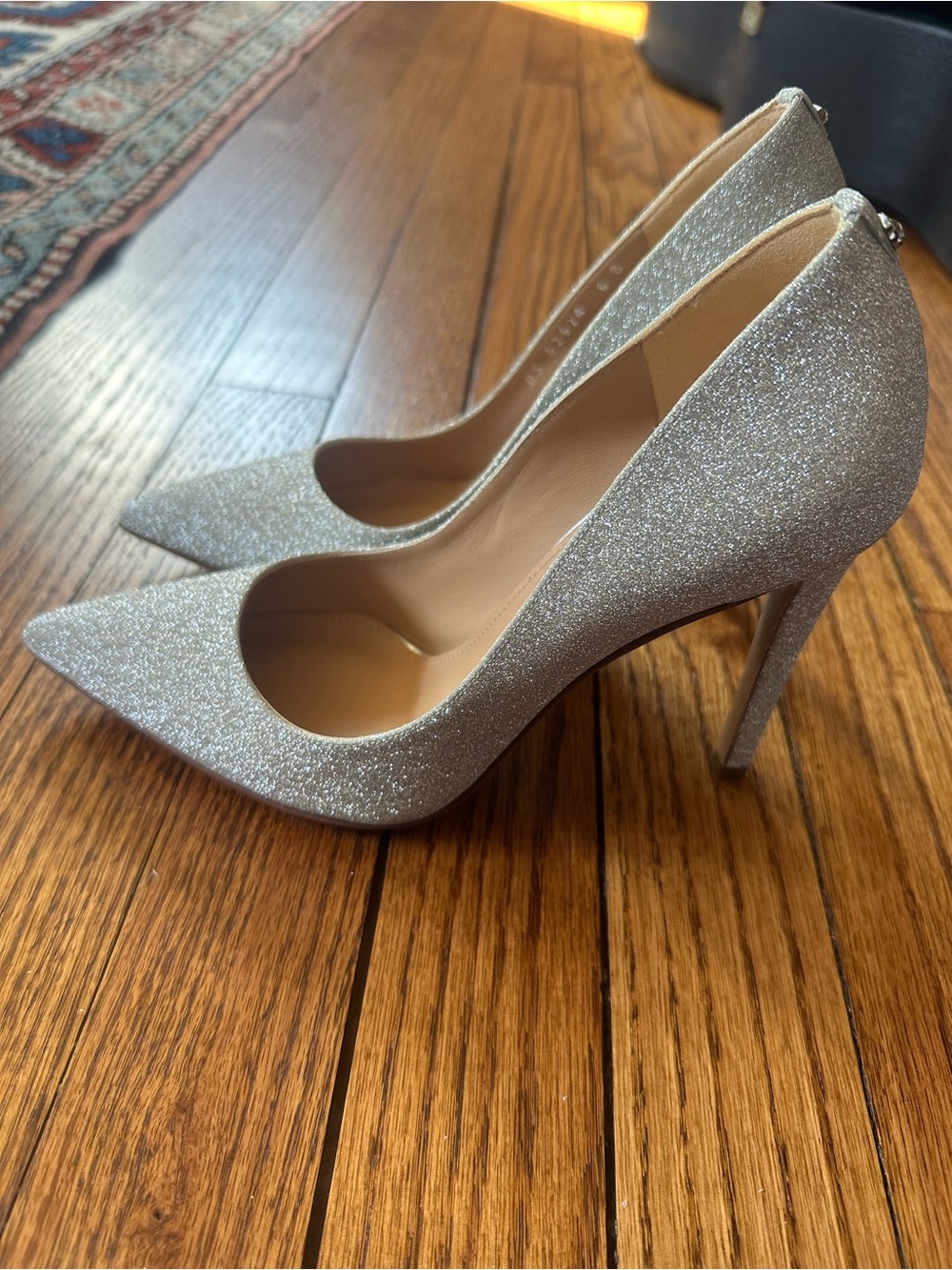 Salvatore Ferragamo Silver Pumps